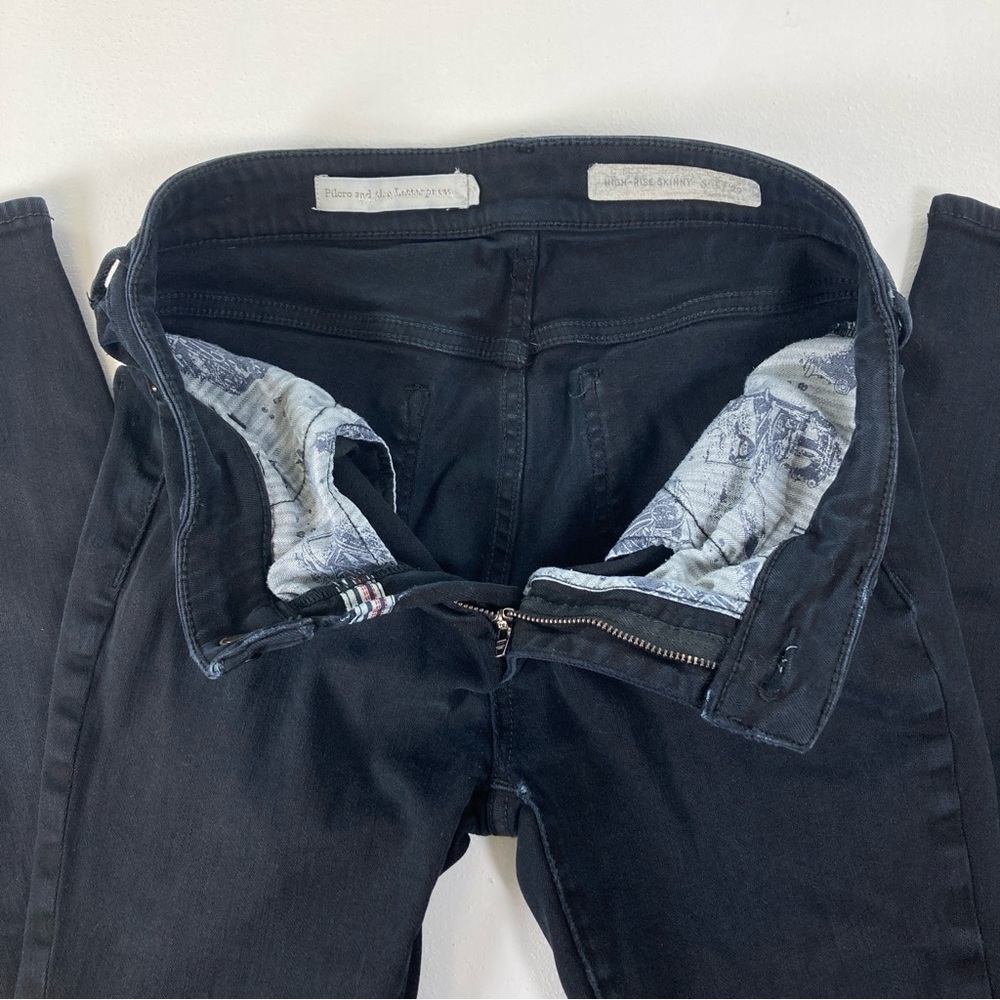 Pilcro and the Letterpress Jeans Womens Size 27 Black High-Rise Skinny Casual - Picture 4 of 16